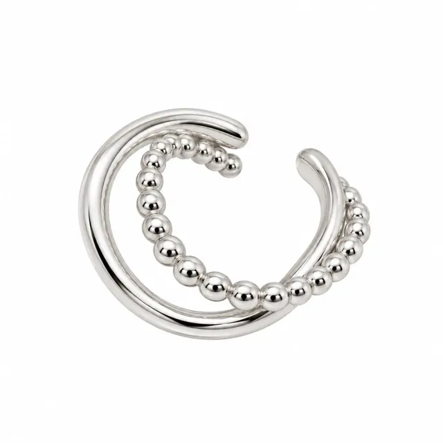 Wos Up Cuddle Cuff earcuff sølv 2,1 cm uten hull