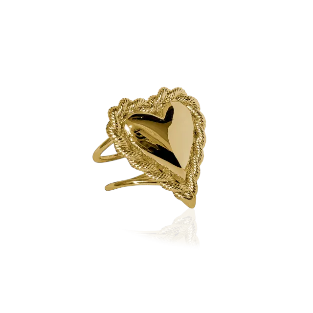 IOAKU Golden Devotion ring gull 3 cm bred
