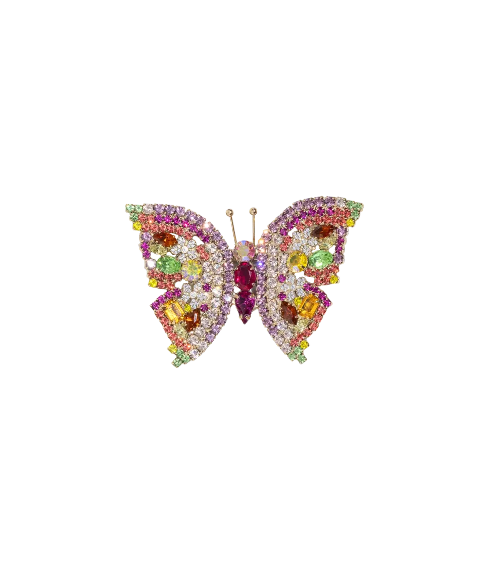 Loren Hope Butterfly liten brosje peridot krystall