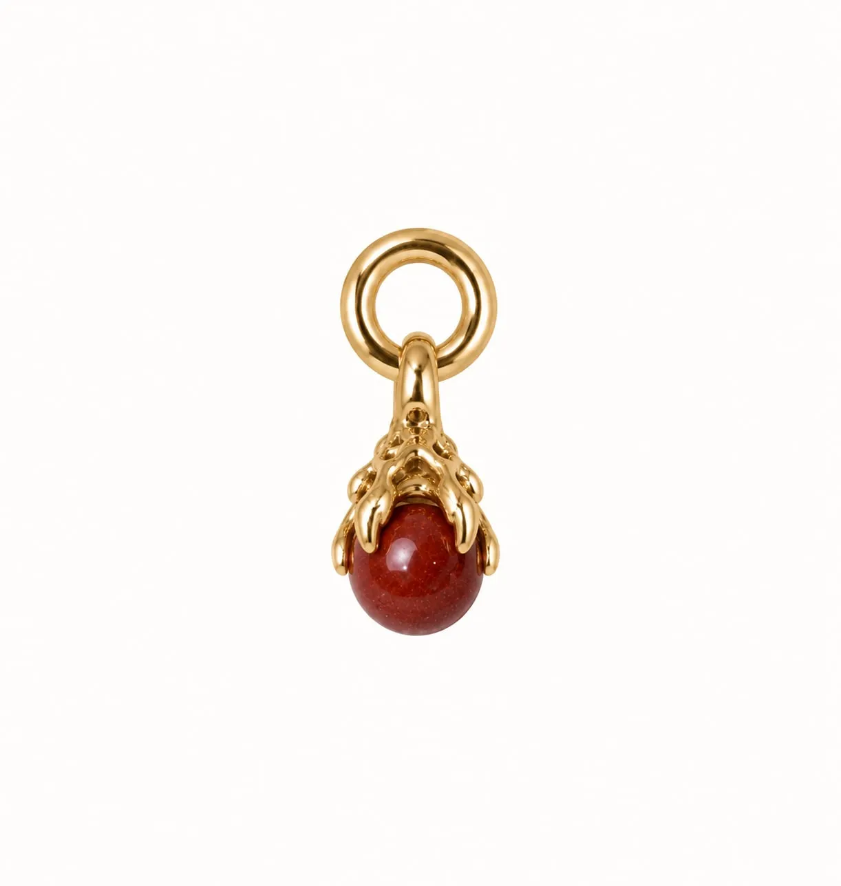 Wos x Bedazzled Månadssten charm april bergkrystall messing