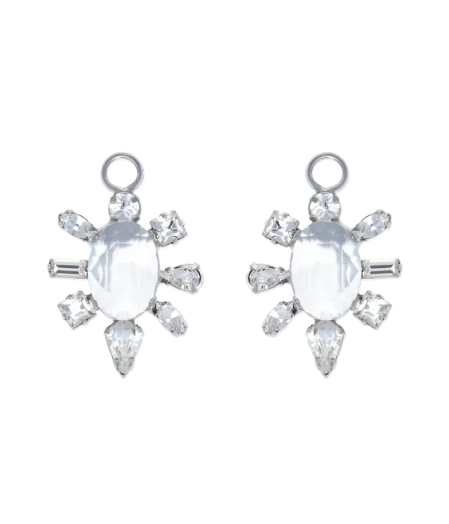 Loren Hope Crystal Burst charms sølv krystall