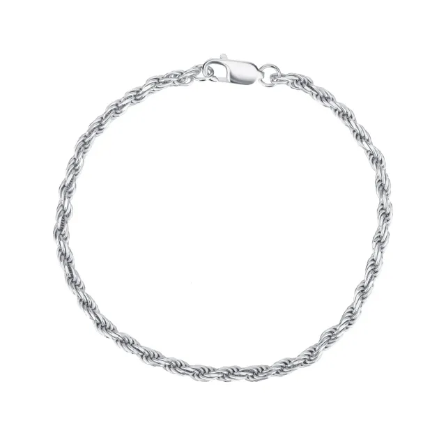 Wioga Secilie armbånd sølv 17 cm perle korall