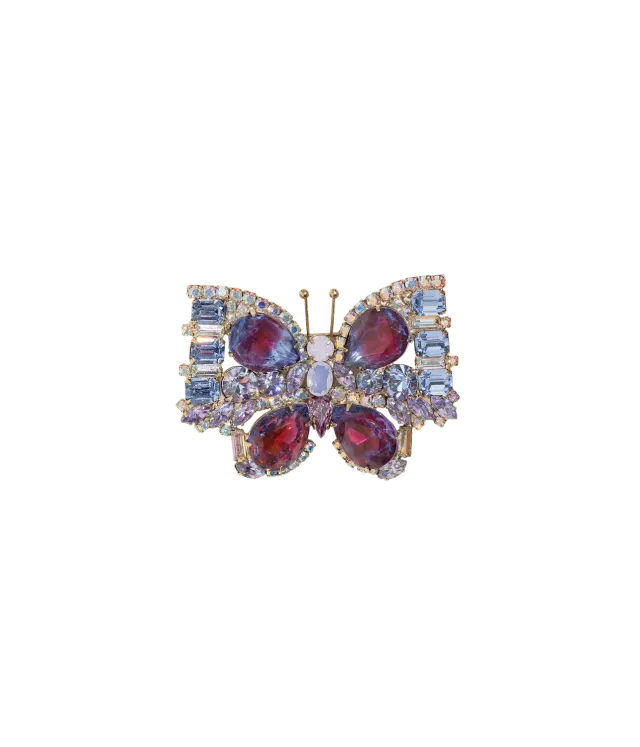 Loren Hope Butterfly Small brosje Light Sapphire glass