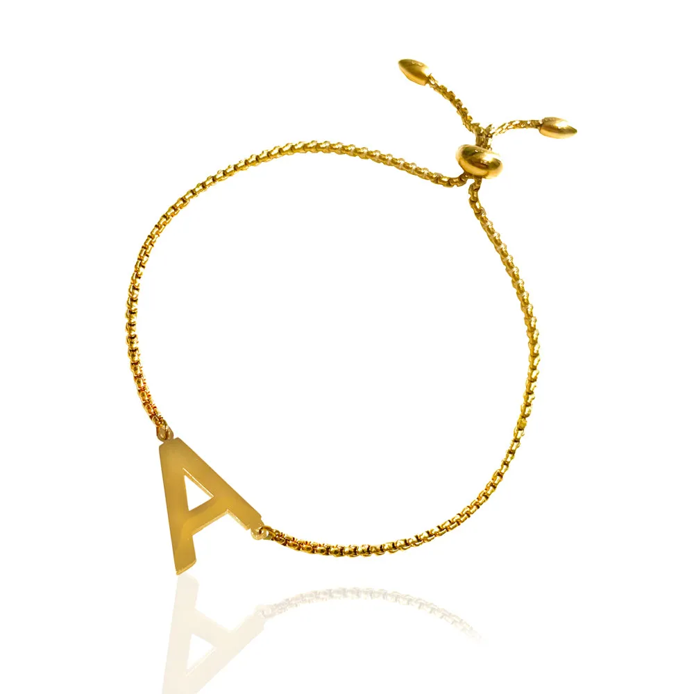 IOAKU New Identity armbånd gull bokstav A