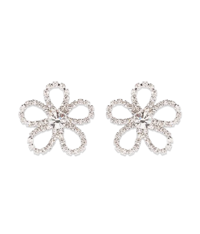 Loren Hope Leilani øredobber crystal blomst 2,5cm