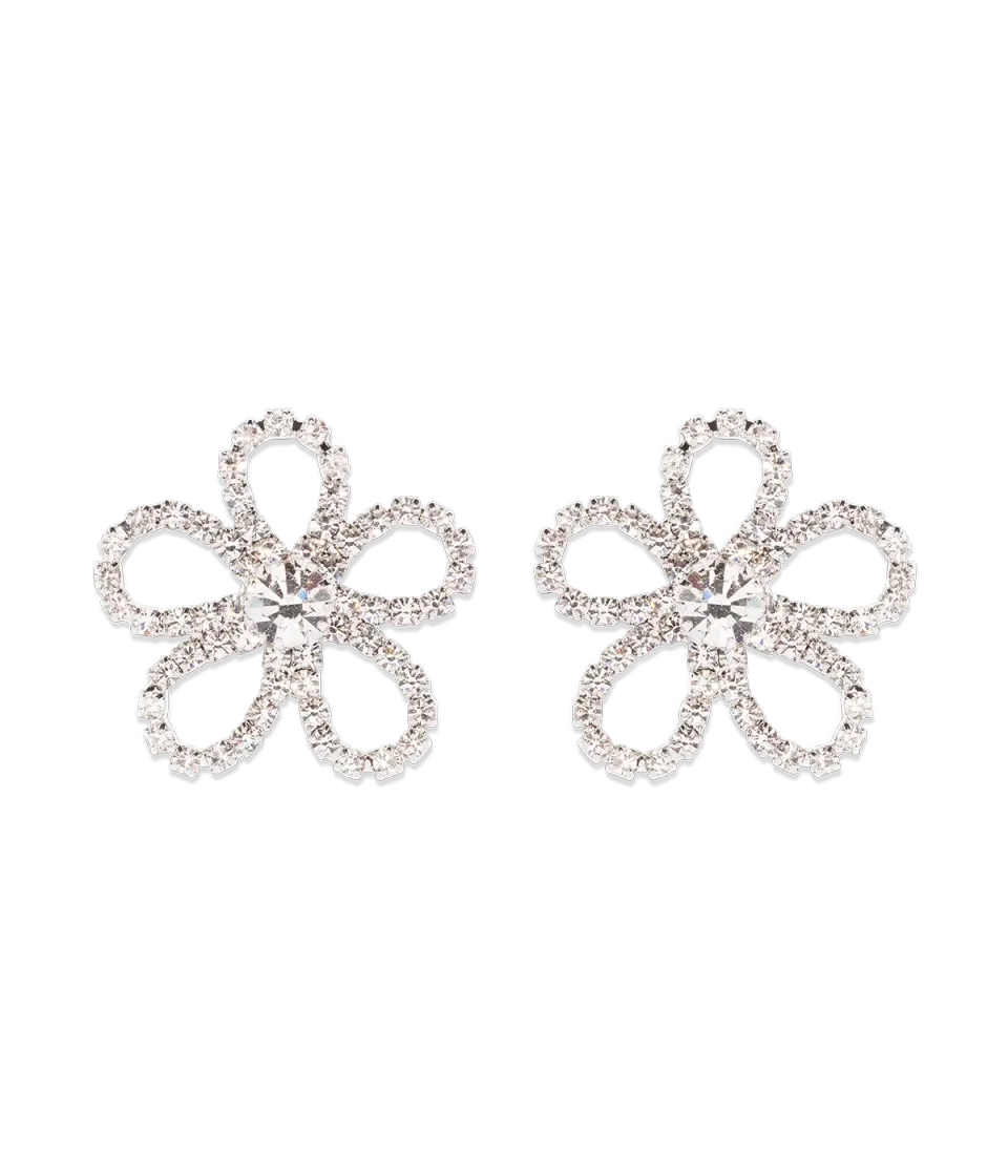 Loren Hope Leilani øredobber crystal blomst 2,5cm