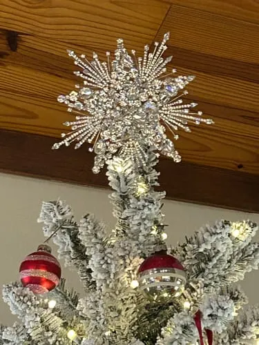 Loren Hope Starlight Tree Topper juletopp Crystal glasskrystall