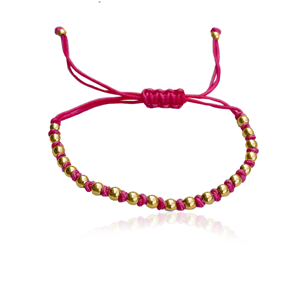 IOAKU Berry Braided Single armbånd svart gull vanntett