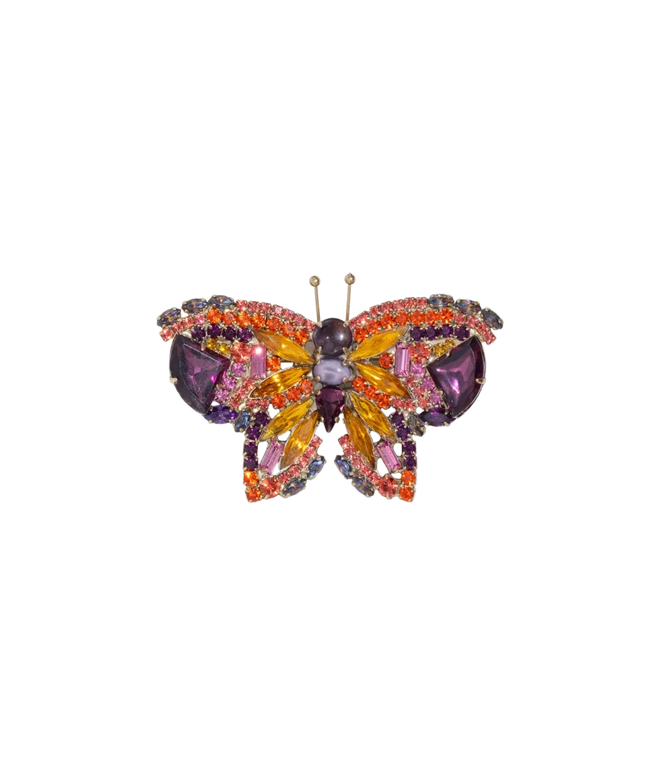 Loren Hope Medium Butterfly brosje topas ametyst unika