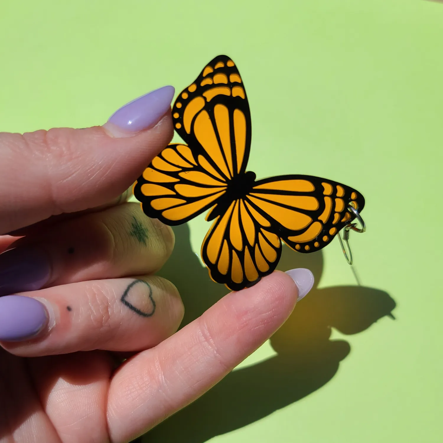 MiniKitty Monarch Butterflies øredobber 1 par