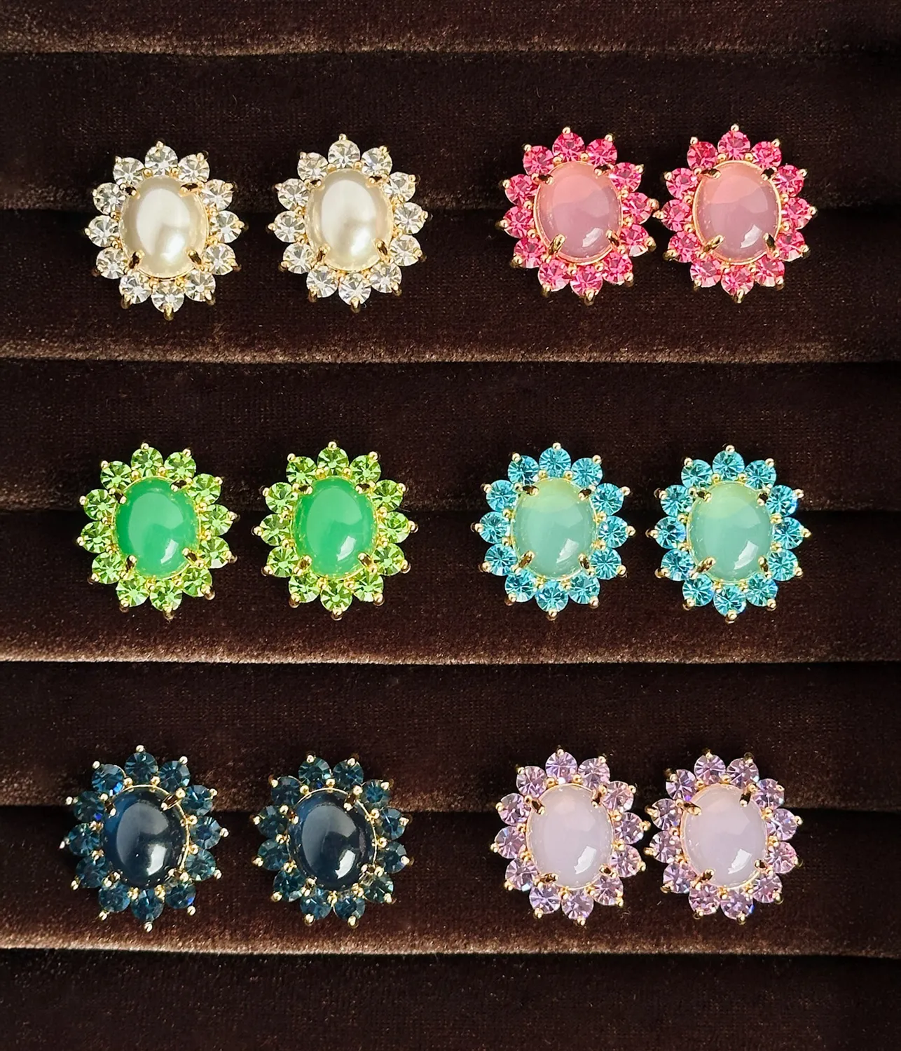Loren Hope Georgie øredobber fiolett glass