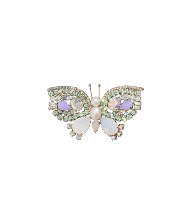 Loren Hope Small Butterfly brosje Chrysolite small