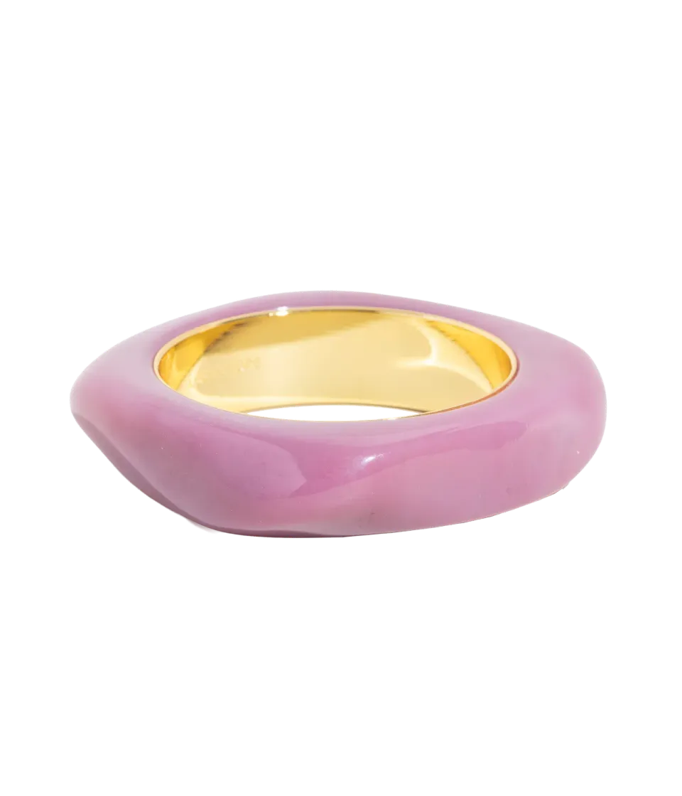 Loren Hope Paloma armring mauve resin