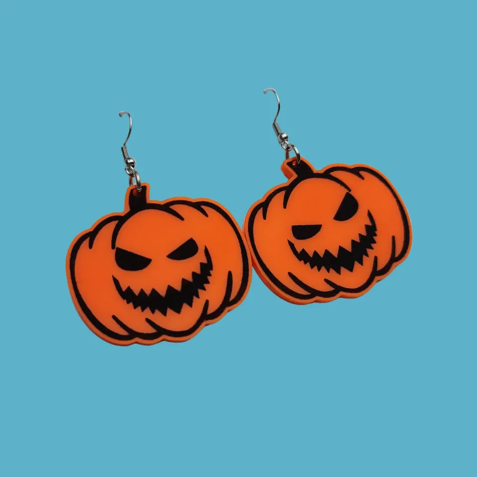 MiniKitty Scary Jack-o-Lantern øredobber gull