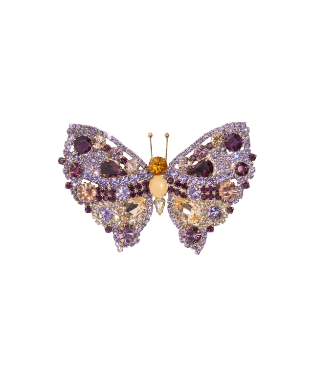 Loren Hope Medium Butterfly brosje ametyst one-of-a-kind