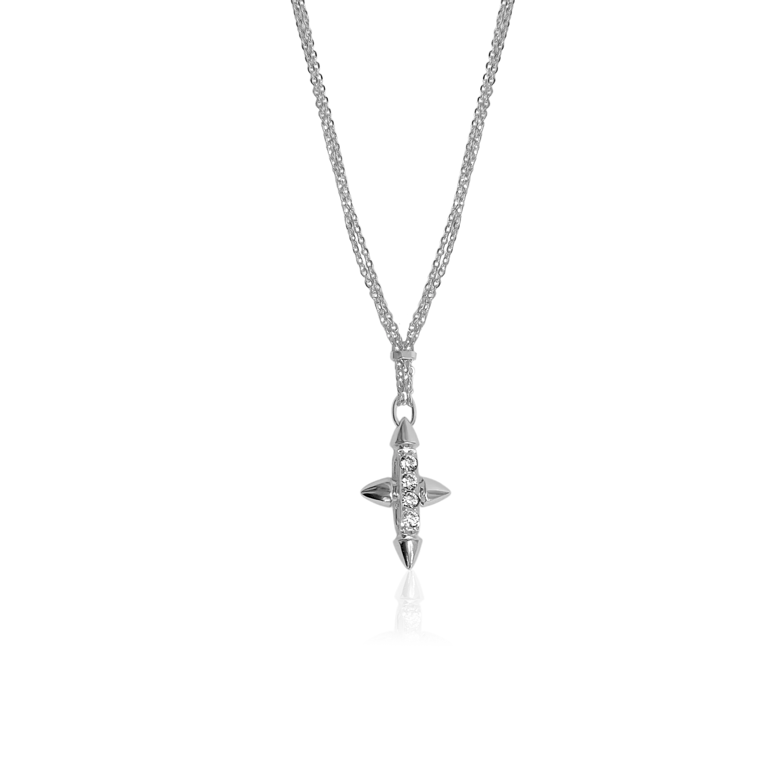 IOAKU Eternal Faith Double Chain halskjede gull dobbelt
