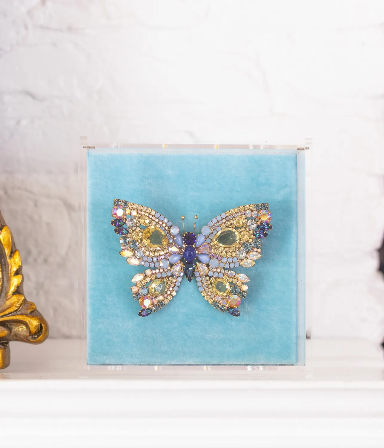 Loren Hope Butterfly X-Large brosje jonquil