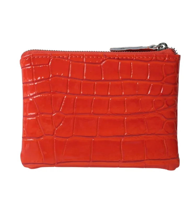 Wos Keeper lommebok skinn oransje snake