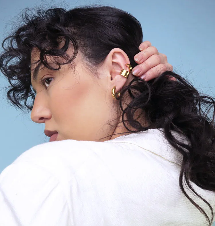 Wos Up Molly earcuff gull 1 stk 1,3 cm