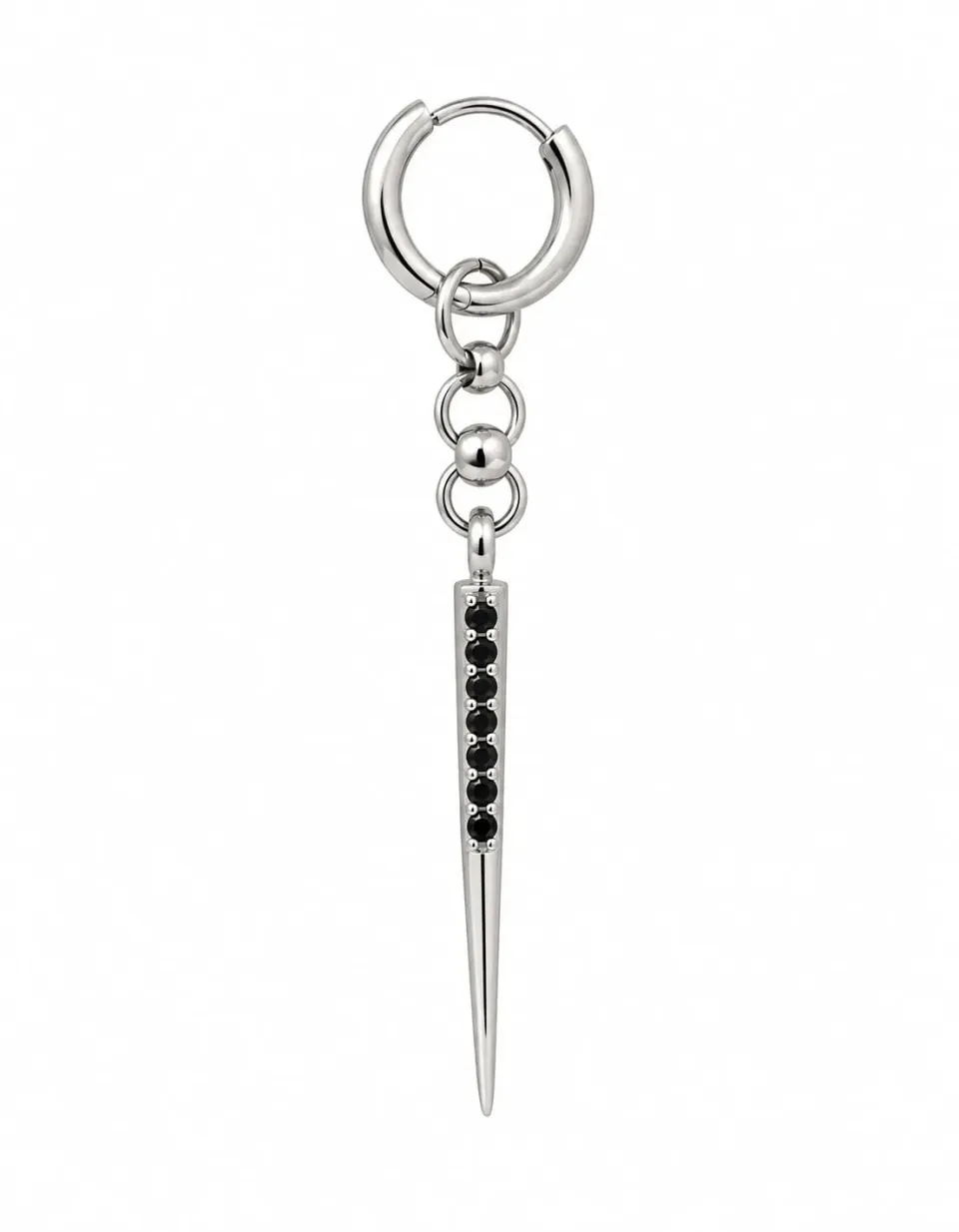 Wos Zelda Mini single-øredobb sølv 4,5 cm
