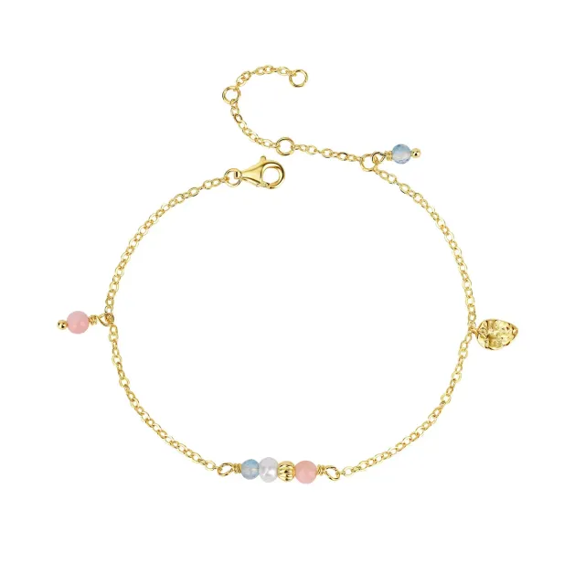 Wioga Alona B-8316-GP armbånd perler forgylt