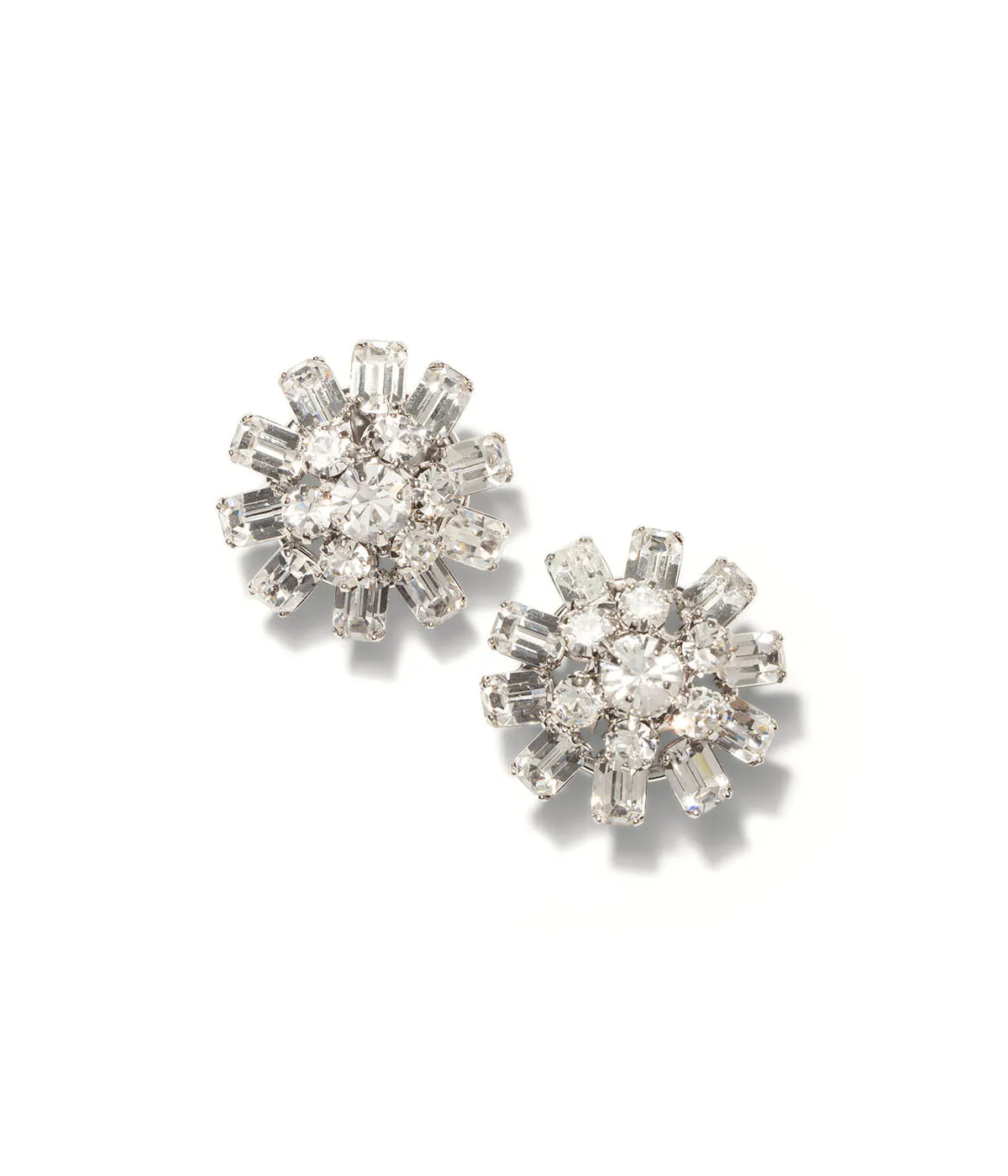 Loren Hope Billie øredobber crystal baguette studs