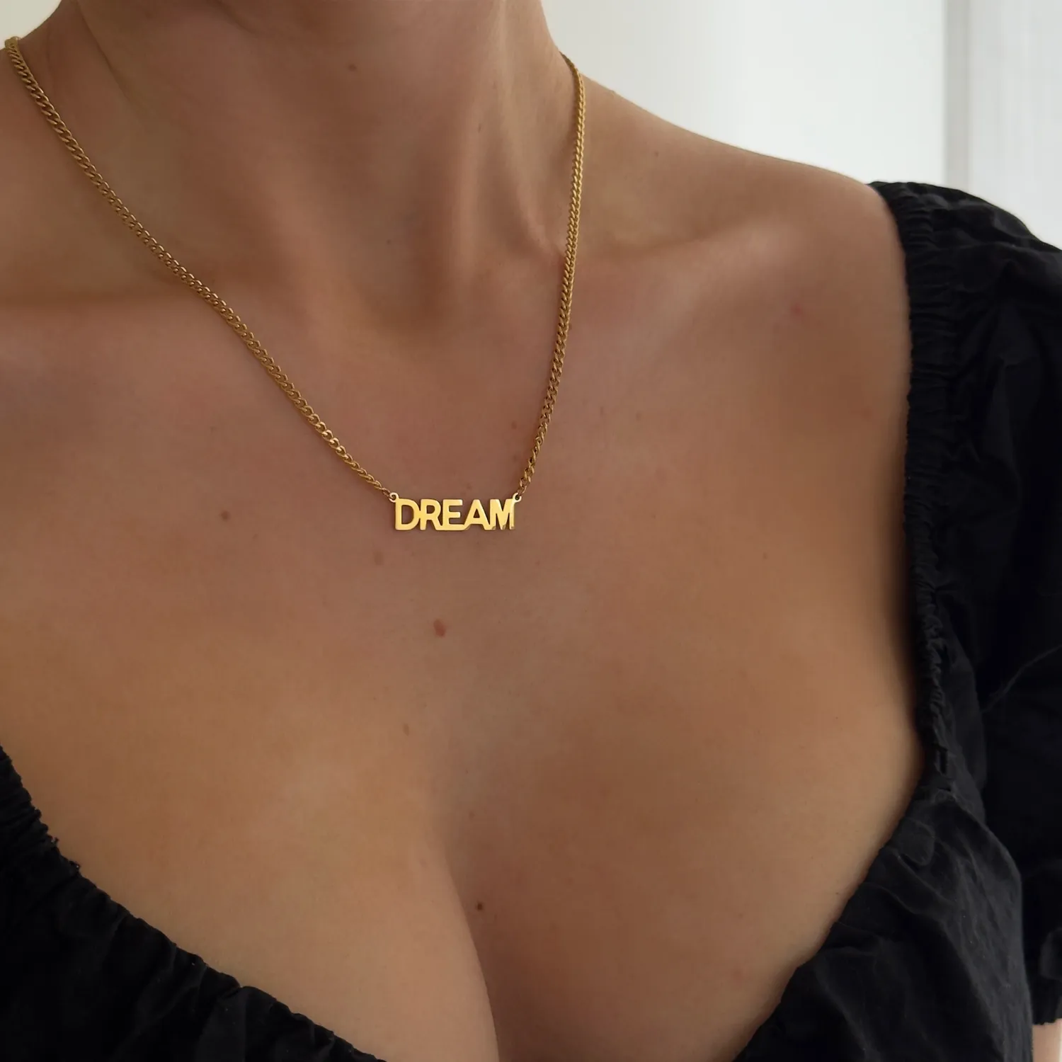 IOAKU Statement Chain Dream halskjede gull vanntett