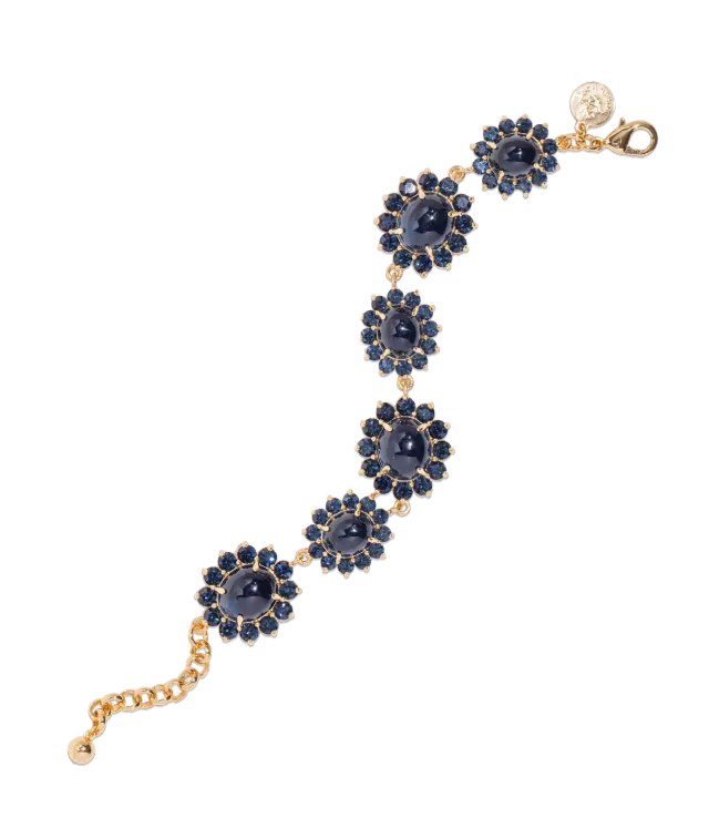 Loren Hope Georgie Bracelet armbånd Navy blå stein