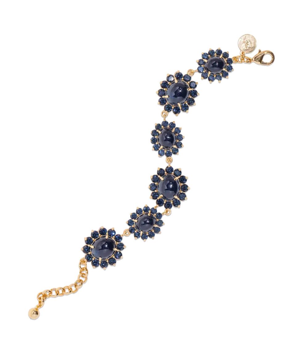 Loren Hope Georgie Bracelet armbånd Navy blå stein