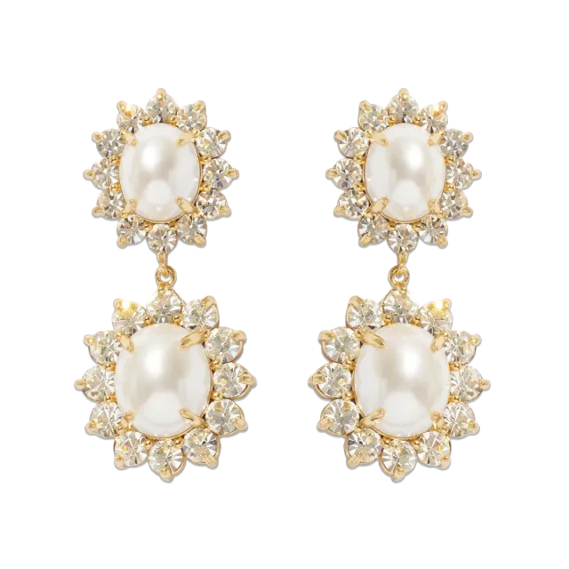 Loren Hope Georgie Drop Earrings øredobber perle