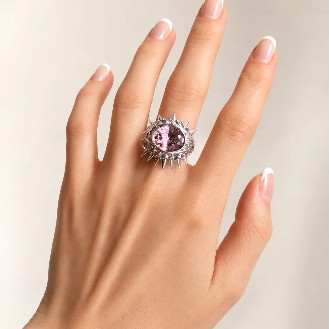 IOAKU Elecktra Sparkle Eye ring multi messing
