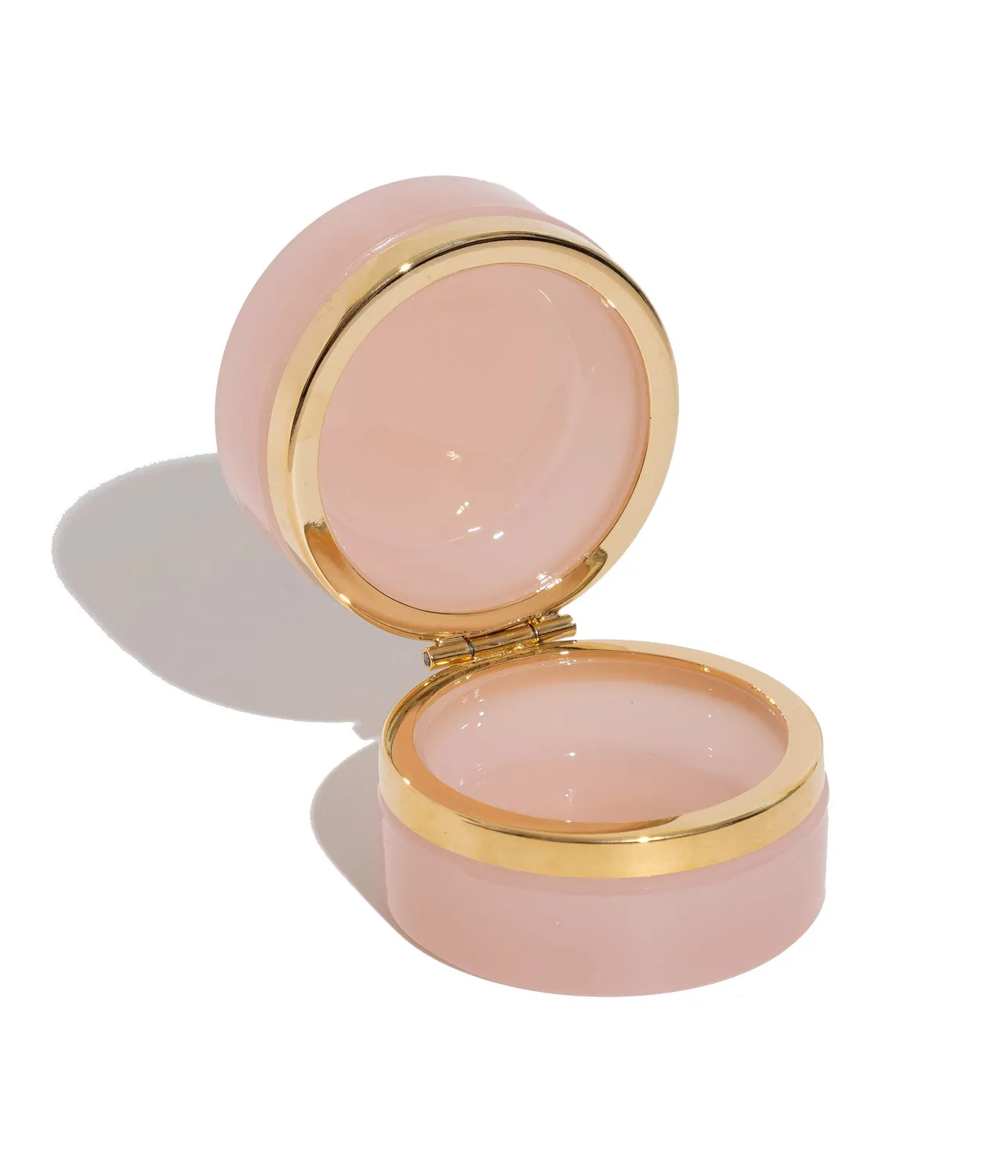 Loren Hope Opaline smykkeskrin rosa lite glass