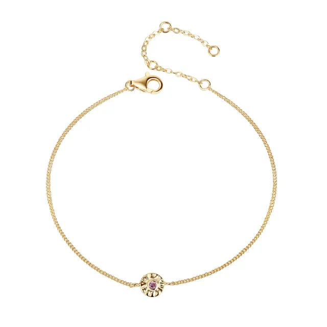 Wioga Charlene armbånd forgylt 15,5–18 cm