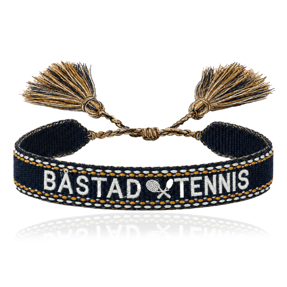 IOAKU Båstad Tennis armbånd navy vevd