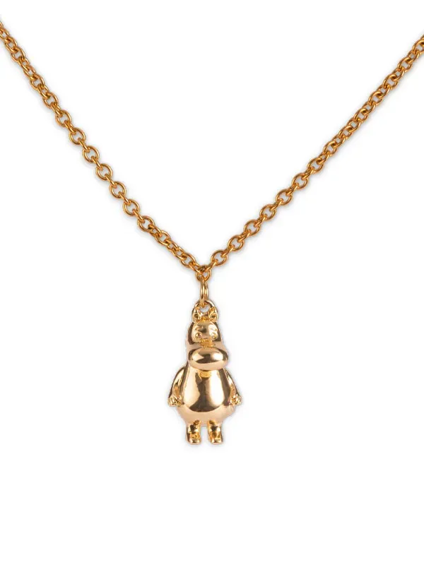 pfg Stockholm Moomin Pendant halskjede forgylt