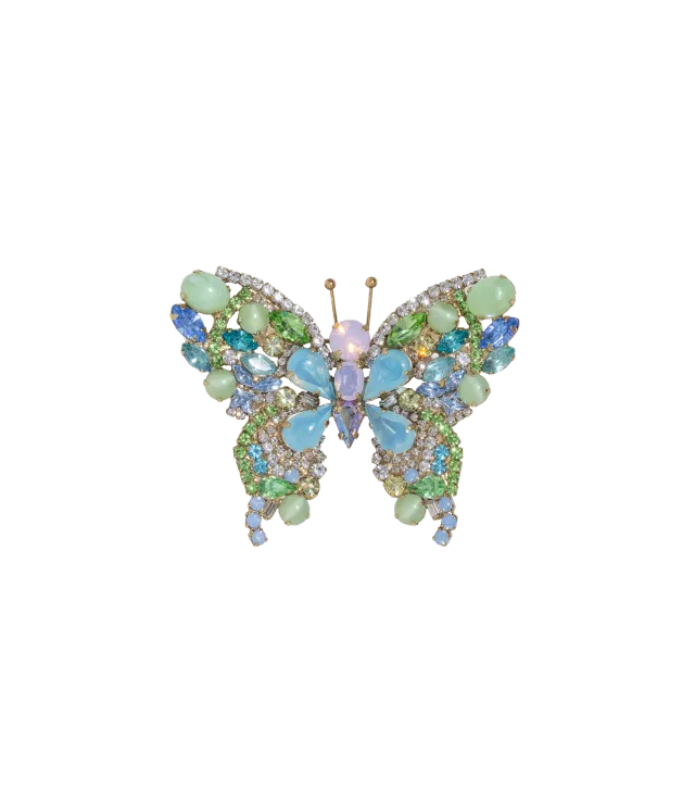 Loren Hope Medium Butterfly brosje rose opal sommerfugl