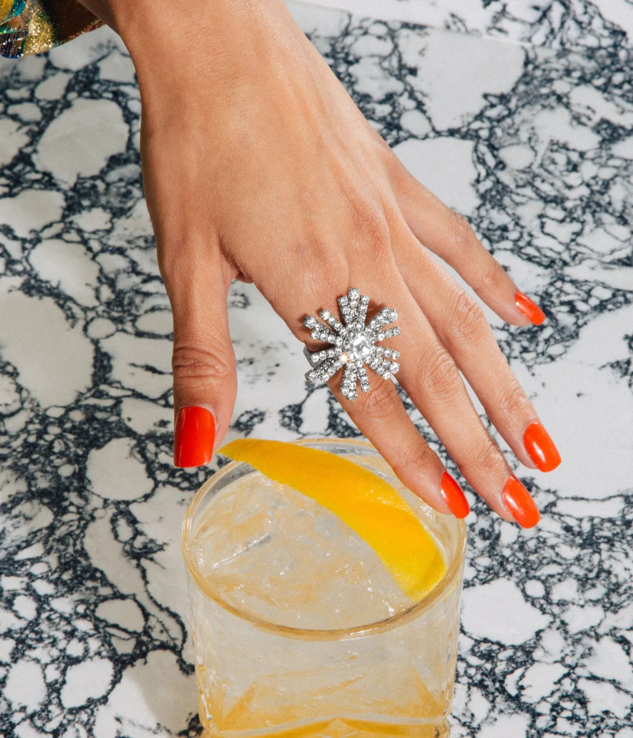 Loren Hope Starlet cocktailring krystall statement