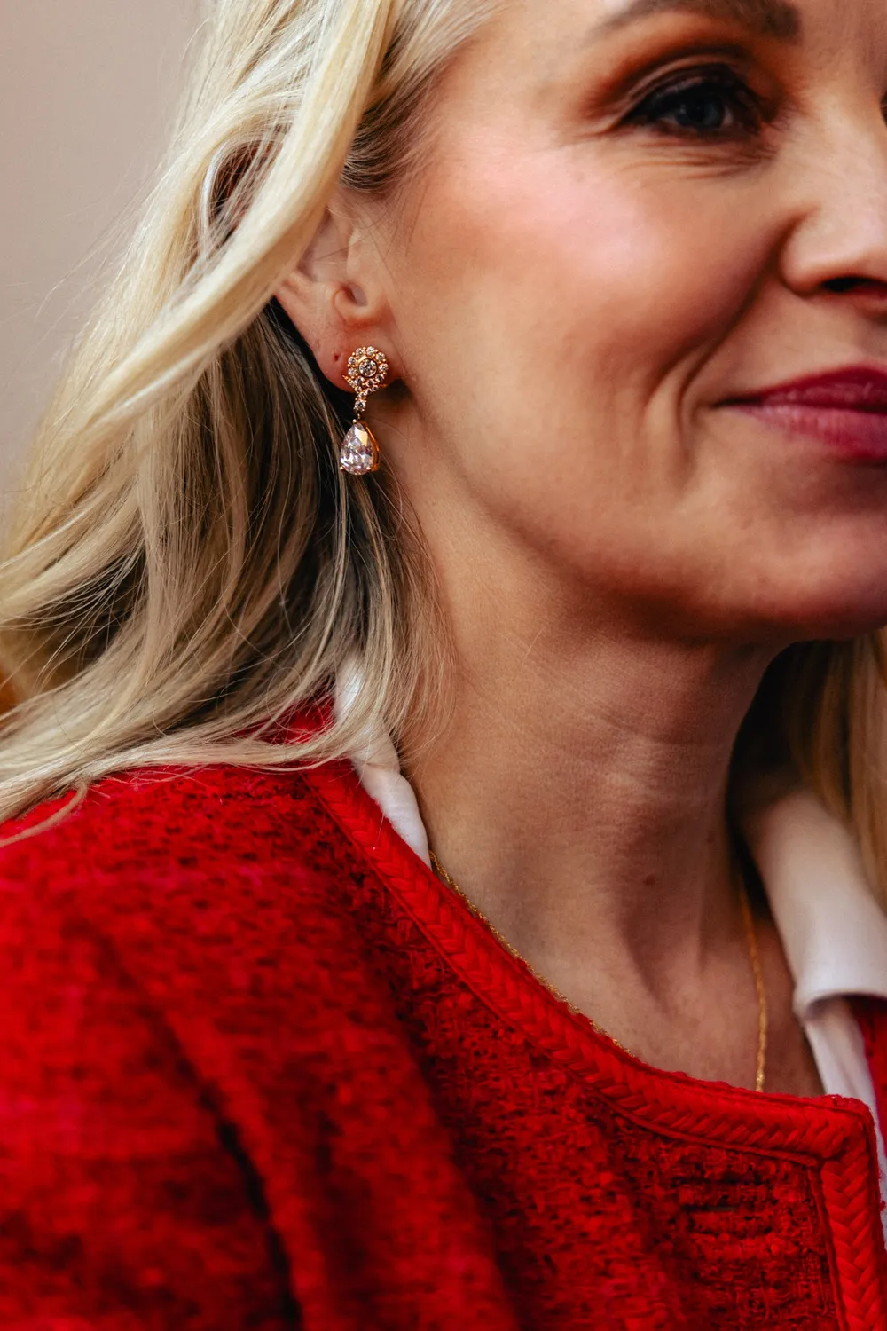 Janne Formoe Sammy øredobb gull avlang