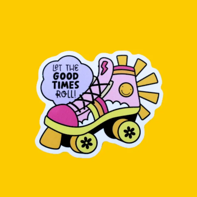 MiniKitty Let the Good Times Roll klistremerke skate vinyl