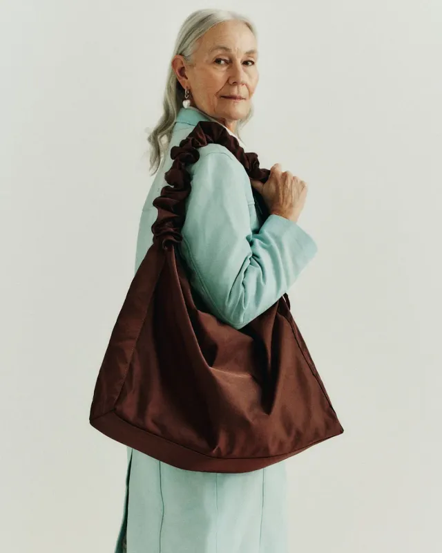 Wos Tilda bag big håndveske brun 50 cm