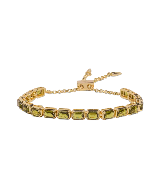 Loren Hope Liza slider armbånd olivine justerbar