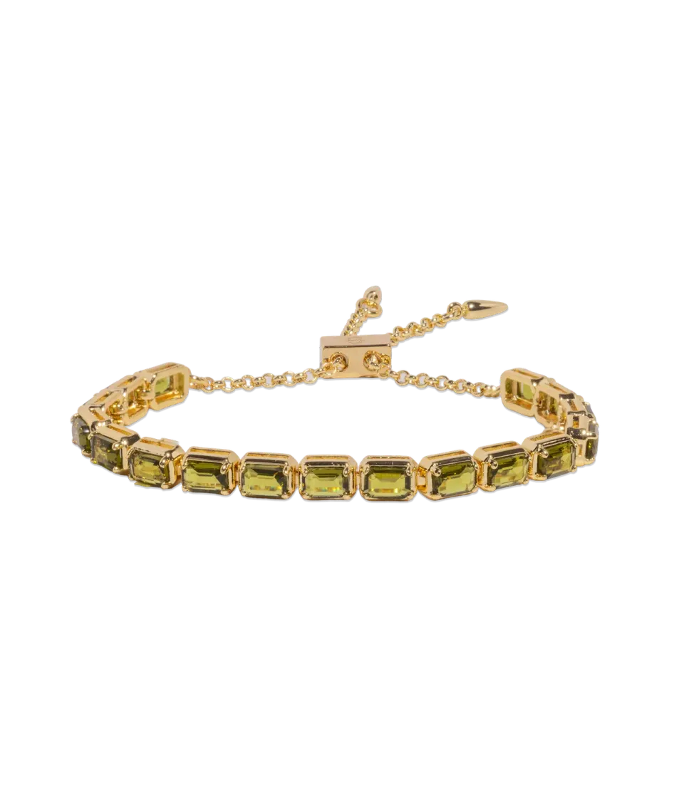 Loren Hope Liza slider armbånd olivine justerbar