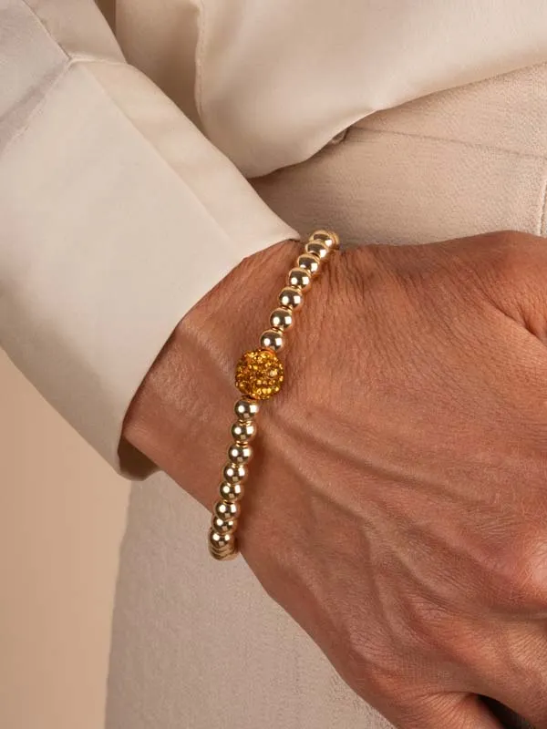 pfg Stockholm Goldie armbånd gull forgylt
