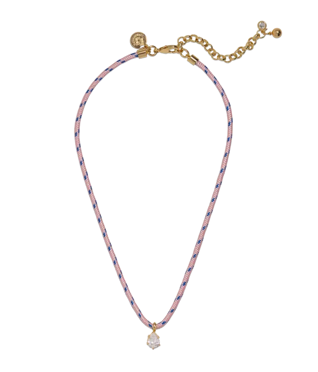 Loren Hope Marlowe halskjede rosa paracord