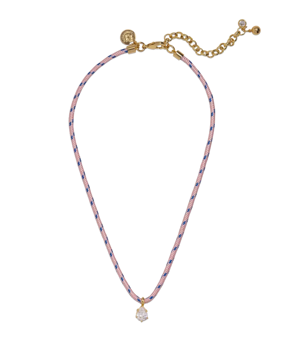 Loren Hope Marlowe halskjede rosa paracord