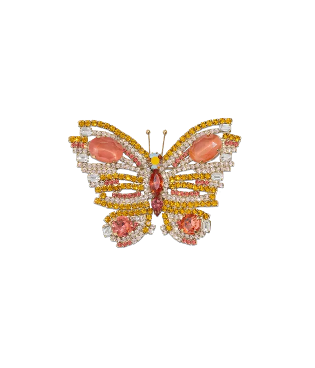 Loren Hope Butterfly brosje topaz 14 cm unik