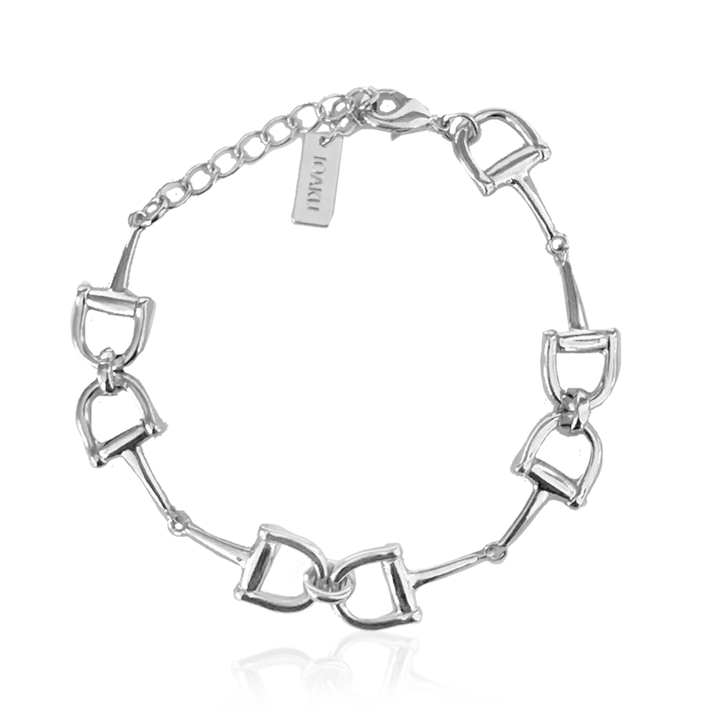 IOAKU Horse Bit Chain armbånd gull nikkelfritt