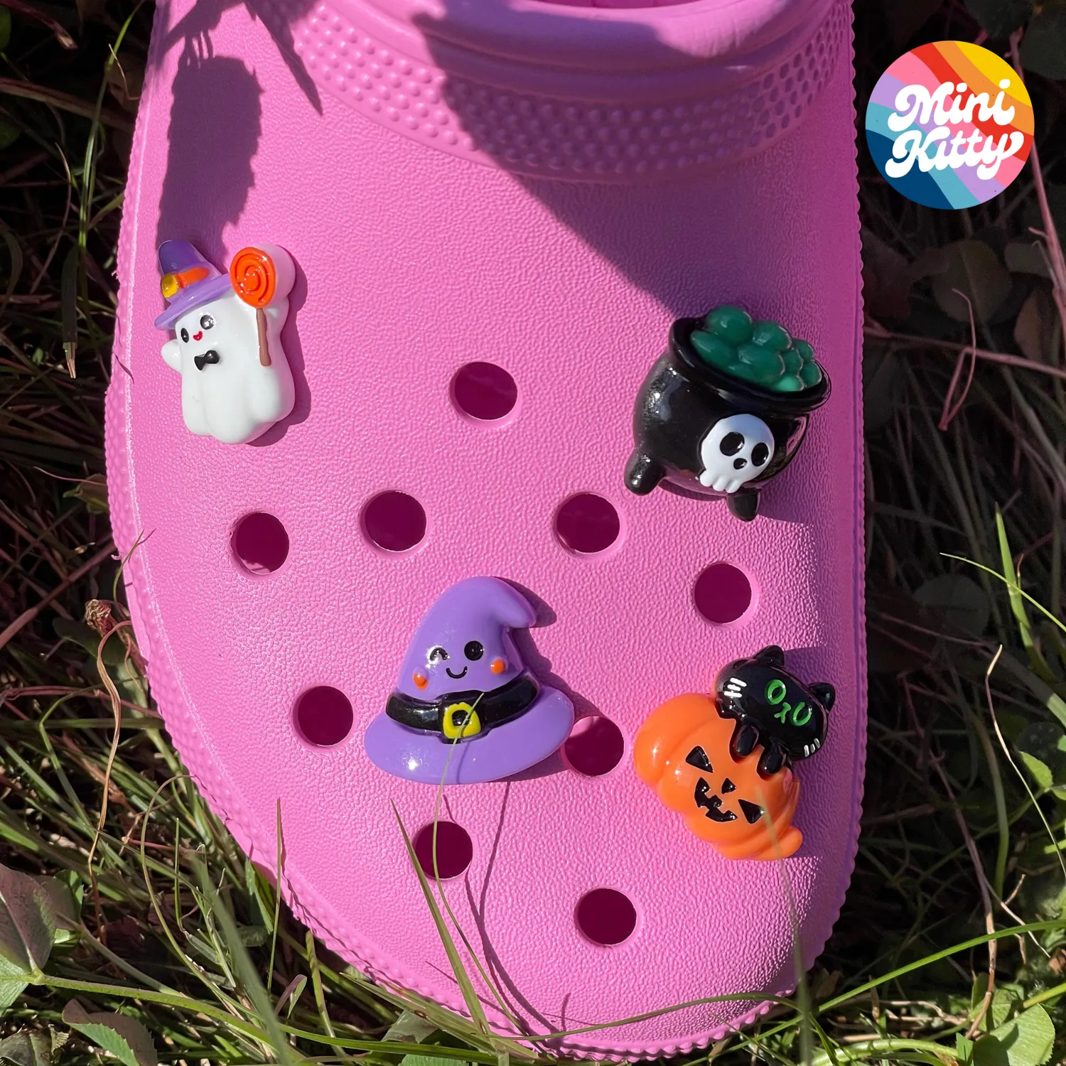 MiniKitty Halloween skopynt croc charms blandet