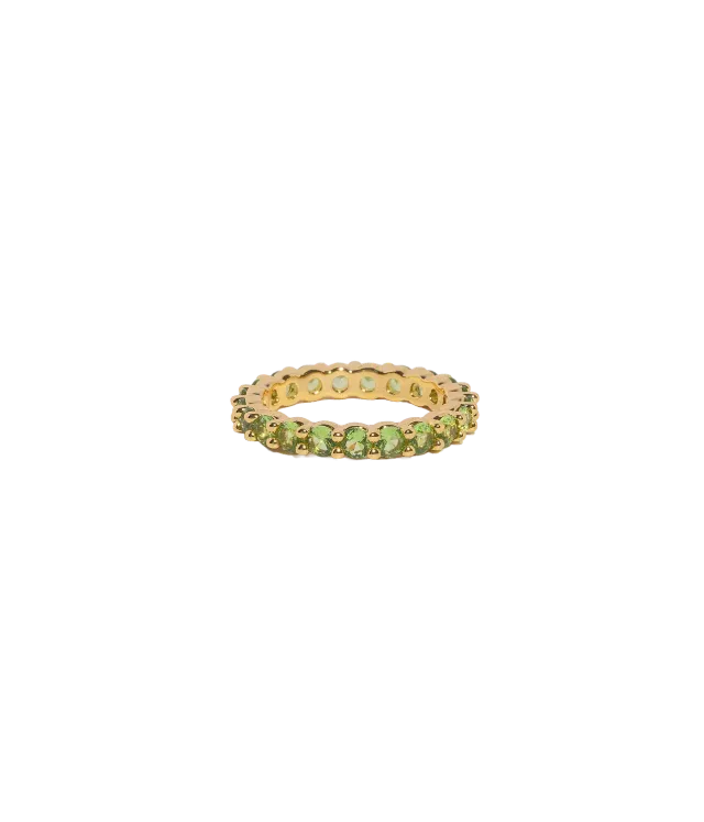 Loren Hope Theo ring peridot evighetsring 2 mm