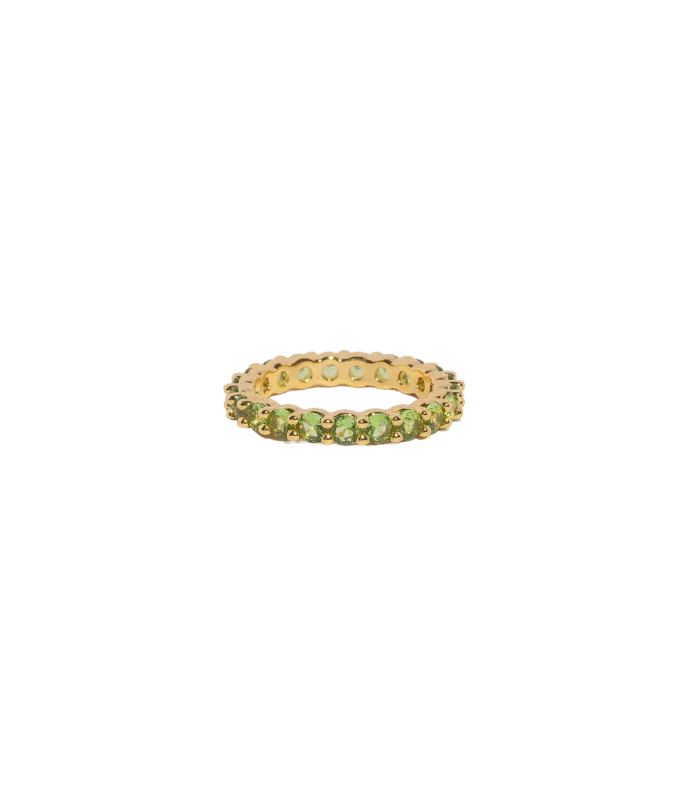 Loren Hope Theo ring peridot evighetsring 2 mm